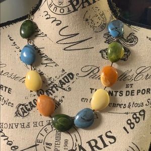 Multi color necklace